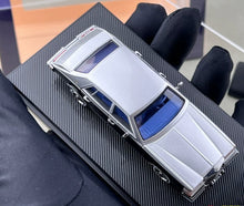 Load image into Gallery viewer, TC 1:64 1985 Silver Black Seville Elegante Sports Model Diecast Metal Car New Collection