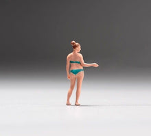 Load image into Gallery viewer, 1:64 Painted Unpainted Figure Model Miniature Resin Diorama Bikini Beauty Girl G New