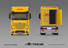 Load image into Gallery viewer, TM 1:64 Actros Container Delivery Truck Model Diecast Metal Car New Collection
