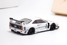 Load image into Gallery viewer, Top Art 1:64 White F40 LBWK Racing Sports Model Diecast Metal Car New Collection