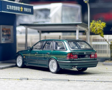 Load image into Gallery viewer, Mortal 1:64 Green E34 Touring Alpina B10 Wagon Sports Model Diecast Metal Car