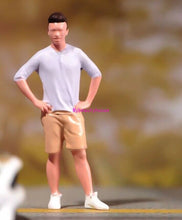 Load image into Gallery viewer, 1:24 Painted Figure Model Miniature Resin Diorama Sand Standing Position Man