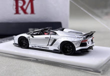 Load image into Gallery viewer, RM 1:64 Silver Aventador LP700-4 LBWK Sports Model Diecast Metal Car New Collection