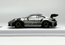 Load image into Gallery viewer, 1:64 LMLF Grey 911 992 GT3 RS Racing Sports Model Diecast Metal Car New Collection