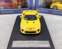 Load image into Gallery viewer, SH 1:64 Yellow LFA Coupe Sports Model Diecast Resin Car New Collection