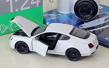 Load image into Gallery viewer, WELLY 1:24 Continental Super Racing Sports Model Diecast Metal Car Display