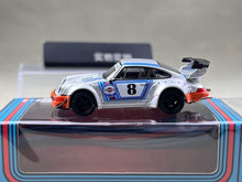 Load image into Gallery viewer, MM 1:64 Silver RWB 964 #8 Racing Sports Model Diecast Metal Car New Collection