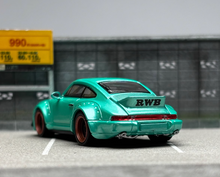 Load image into Gallery viewer, CM 1:64 Green RWB 964 Widebody Classic Sports Model Diecast Metal Car New