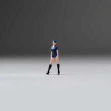 Load image into Gallery viewer, 1:64 Painted Unpainted Figure Model Miniature Resin Diorama Woman Policeman Lady New