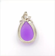 Load image into Gallery viewer, Nature Purple Jade Pendant Necklace Gift Jewelry charm Blessing Lucky Elegant S