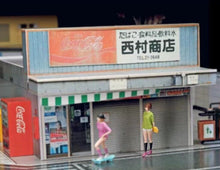 Load image into Gallery viewer, 1:64 Painted Figure Mini Model Miniature Car Scenes Resin Toy Skater Girl Board