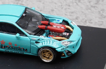 Load image into Gallery viewer, DCM 1:64 Blue JDM GT45 86 GR Pandem Racing Sports Model Diecast Metal Car BN