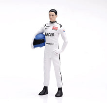 Load image into Gallery viewer, 1:24 Painted Figure Model Miniature Resin Diorama Racer Racing Driver Man Helmet