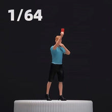 Load image into Gallery viewer, 1:64 Painted Figure Mini Model Miniature Resin Diorama Sand People Referee Man