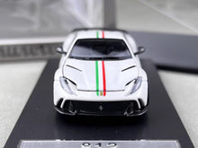 Load image into Gallery viewer, LT 1:64 White 812 Novitec N-Largo Racing Sports Model Diecast Metal Car New Collection