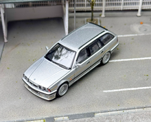 Load image into Gallery viewer, Mortal 1:64 Silver E34 Touring Alpina B10 Wagon Sport Model Diecast Metal Car