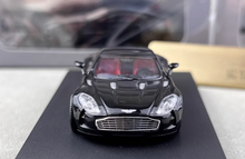 Load image into Gallery viewer, MJ 1:64 Black One-77 V12 Coupe Super Racing Sports Model Diecast Metal Car New Collection