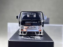 Load image into Gallery viewer, MT 1:64 Black LB H300 Flatbed Tow Truck Custom Model Diecast Metal Car New Collection