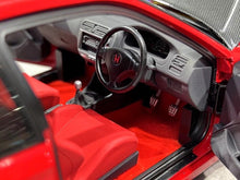 Load image into Gallery viewer, MH 1:18 Red JDM Civic Type R EK9 B16B Vtec Engine Model Diecast Metal Car New Collection