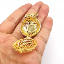 Load image into Gallery viewer, Nature Jade Lotus Fu Pendant Necklace Gift Jewelry charm Blessing Lucky New