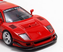 Load image into Gallery viewer, Top Art 1:64 Red F40 LBWK Racing Sports Model Diecast Metal Car New Collection