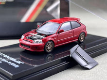 Load image into Gallery viewer, MH 1:64 Red JDM Civic Type R EK9 Mugen Sports Model Diecast Metal Car New Collection