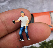 Load image into Gallery viewer, 1:64 Painted Figure Mini Model Miniature Resin Diorama Garage Repair Lady Girl