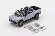 Load image into Gallery viewer, GCD 1:64 Grey Hummer EV Pickup Truck Sports Model Diecast Metal Car New