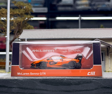 Load image into Gallery viewer, CM 1:64 Orange Senna GTR Racing Sports Model Diecast Metal Car New Collection
