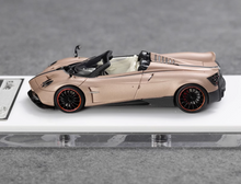 Load image into Gallery viewer, 1:64 Flame Gold Huayra BC Convertible Sports Model Diecast Resin Car New Collection