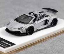 Load image into Gallery viewer, FW 1:64 Gray Aventador LP700 Convertible LBWK Sport Model Diecast Resin Car