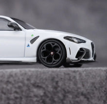 Load image into Gallery viewer, BBR 1:64 White Romeo Giulia GTA Sedan Sports Model Diecast Metal Car New Collection