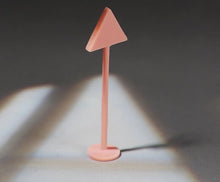 Load image into Gallery viewer, 1:64 Painted Unpainted Figure Model Miniature Resin Diorama Road Caution Sign