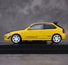 Load image into Gallery viewer, MH 1:64 Yellow Carbon Civic Type R EK9 Sports Model Diecast Metal Car New Collection