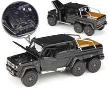 Load image into Gallery viewer, WELLY 1:24 C63 6x6 SUV Pickup Truck Sports Model Diecast Metal Car Display