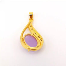 Load image into Gallery viewer, Nature Jade Water Drop Pendant Necklace Gift Jewelry charm Blessing Lucky New a