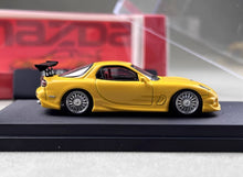 Load image into Gallery viewer, Mortal 1:64 Yellow RX-7 FD Veilside Sports Model Diecast Metal Car New Collection