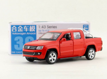 Load image into Gallery viewer, CCA 1:43 Red VW Amarok Pickup Truck Sports Model Toy Diecast Metal Car BN