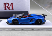Load image into Gallery viewer, RM 1:64 Blue Aventador LP700-4 LBWK Sports Model Diecast Metal Car New Collection