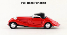 Load image into Gallery viewer, WELLY 1:36 Red 1936 Classic 500K Vintage Model Diecast Toy Metal Car BN