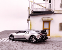 Load image into Gallery viewer, U2 1:64 Silver Centodieci 110 Super Racing Sports Model Diecast Resin Car New