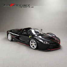 Load image into Gallery viewer, Bburago 1:24 Black Laferrari Aperta Racing Sports Model Toy Diecast Metal Car