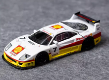 Load image into Gallery viewer, SH 1:64 White F40 LM #7 Racing Sports Model Diecast Metal Car New Collection