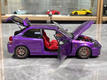Load image into Gallery viewer, MH 1:18 Purple Civic Type R EK9 B16B Vtec Engine Model Diecast Metal Car New Collection