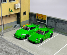 Load image into Gallery viewer, 1:64 Green RWB 993 964 Racing Sports Classic Model Diecast Metal Car New