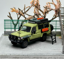 Load image into Gallery viewer, Autobots 1:64 Green Land Cruiser J70 LC78 ORV SUV Model Diecast Metal Car New Collection