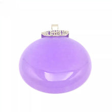 Load image into Gallery viewer, Nature Jade Peace Round Pendant Necklace Gift Jewelry charm Blessing Lucky new d
