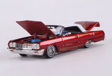 Load image into Gallery viewer, FW 1:64 Red IMPALA Convertible Muscle Sports Model Diecast Metal Car New Collection