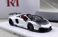 Load image into Gallery viewer, RM 1:64 Silver Aventador LP700-4 LBWK Sports Model Diecast Metal Car New Collection