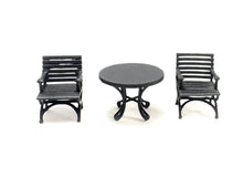 Load image into Gallery viewer, 1:64 Painted Figure Mini Model Miniature Resin Diorama Toy Sofa Table Chair Set